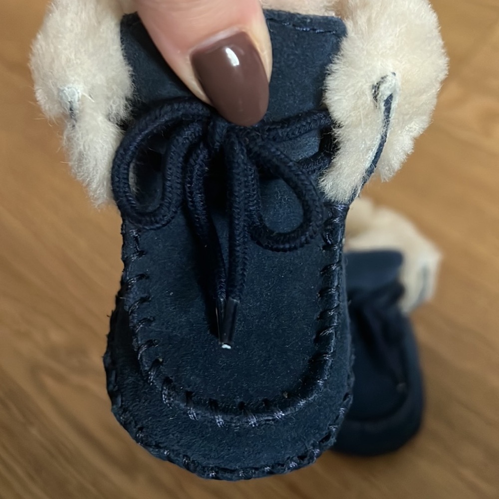 Ugg Baby Boots Blue size 0/1 - Picture 5 of 8